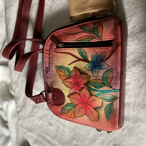 Anuschka leather small hummingbird crossbody - Picture 3 of 5